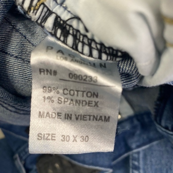 Pac Sun Mens Boys Kid 30 by 30 Straight Leg Blue Jeans - Picture 8 of 14